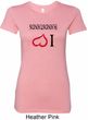 I Love Handstands Upside Down Ladies Longer Length Shirt