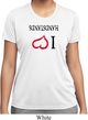 I Love Handstands Upside Down Ladies Moisture Wicking Shirt