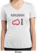 I Love Handstands Upside Down Ladies Moisture Wicking V-neck Shirt