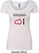 I Love Handstands Upside Down Ladies Scoop Neck Shirt