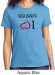 I Love Handstands Upside Down Ladies Shirt