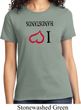 I Love Handstands Upside Down Ladies Shirt