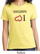 I Love Handstands Upside Down Ladies Shirt