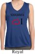 I Love Handstands Upside Down Ladies Sleeveless Moisture Wicking Shirt