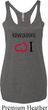 I Love Handstands Upside Down Ladies Tri Blend Racerback Tank Top