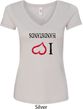 I Love Handstands Upside Down Ladies V-Neck Shirt