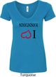I Love Handstands Upside Down Ladies V-Neck Shirt