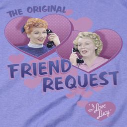 I Love Lucy Friend Request Shirts