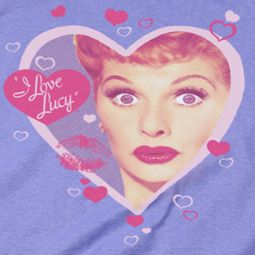 I Love Lucy Kissing Hearts Shirts