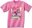 I Love Lucy T-shirt - Chocolate Factory Speed It Up Adult Pink Tee