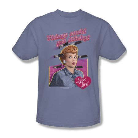 I Love Lucy Things Could Get Sticky Shirt Adult Tee T-Shirt