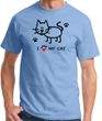 I Love My Cat Adult Tshirt