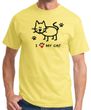 I Love My Cat Adult Tshirt