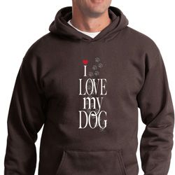 I Love My Dog Hoodie