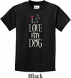 I Love My Dog Kids Shirt