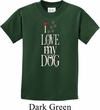 I Love My Dog Kids Shirt