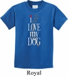 I Love My Dog Kids Shirt