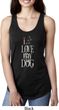 I Love My Dog Ladies Ideal Tank Top