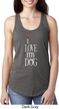 I Love My Dog Ladies Ideal Tank Top