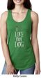 I Love My Dog Ladies Ideal Tank Top