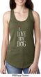 I Love My Dog Ladies Ideal Tank Top