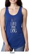I Love My Dog Ladies Ideal Tank Top
