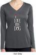 I Love My Dog Ladies Moisture Wicking Long Sleeve Shirt