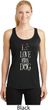 I Love My Dog Ladies Moisture Wicking Racerback Tank Top