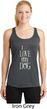 I Love My Dog Ladies Moisture Wicking Racerback Tank Top