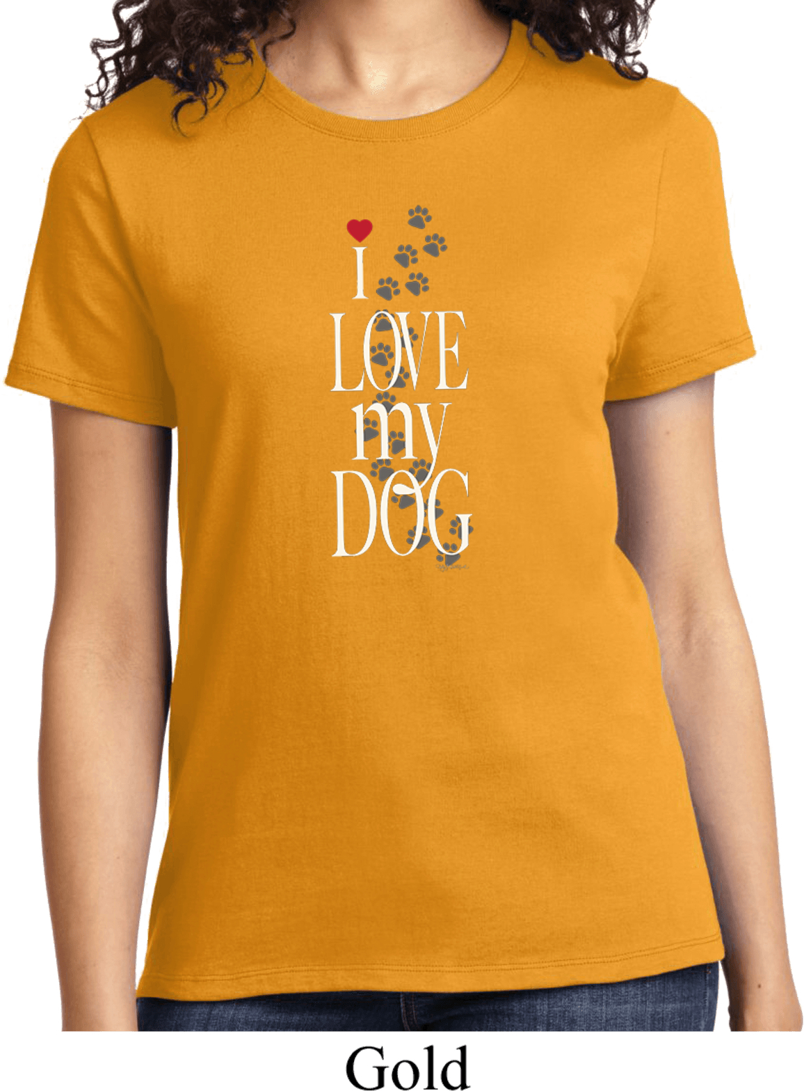I Love My Dog Ladies Shirt I Love My Dog Ladies Shirts