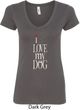 I Love My Dog Ladies V-Neck Shirt