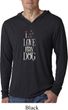 I Love My Dog Lightweight Hoodie Shirt