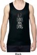 I Love My Dog Mens Moisture Wicking Tanktop