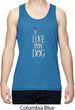 I Love My Dog Mens Moisture Wicking Tanktop