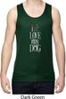 I Love My Dog Mens Moisture Wicking Tanktop