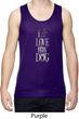 I Love My Dog Mens Moisture Wicking Tanktop