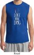 I Love My Dog Mens Muscle Shirt