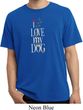 I Love My Dog Pigment Dyed Shirt