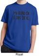 I'm Kind Of A Big Deal Black Print Kids Moisture Wicking Shirt