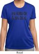 I'm Kind Of A Big Deal Black Print Ladies Moisture Wicking Shirt