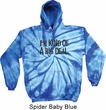 I'm Kind Of A Big Deal Black Print Tie Dye Hoodie