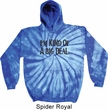 I'm Kind Of A Big Deal Black Print Tie Dye Hoodie