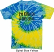 I'm Kind Of A Big Deal Black Print Tie Dye Shirt