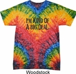 I'm Kind Of A Big Deal Black Print Tie Dye Shirt