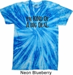 I'm Kind Of A Big Deal Black Print Twist Tie Dye Shirt