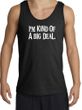 I'm Kind of a Big Deal Tank Top White Print Tanktop Black