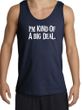 I'm Kind of a Big Deal Tank Top White Print Tanktop Navy