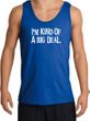 I'm Kind of a Big Deal Tank Top White Print Tanktop Royal
