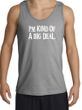 I'm Kind of a Big Deal Tank Top White Print Tanktop Sports Grey