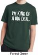 I'm Kind Of A Big Deal White Print Kids Moisture Wicking Shirt
